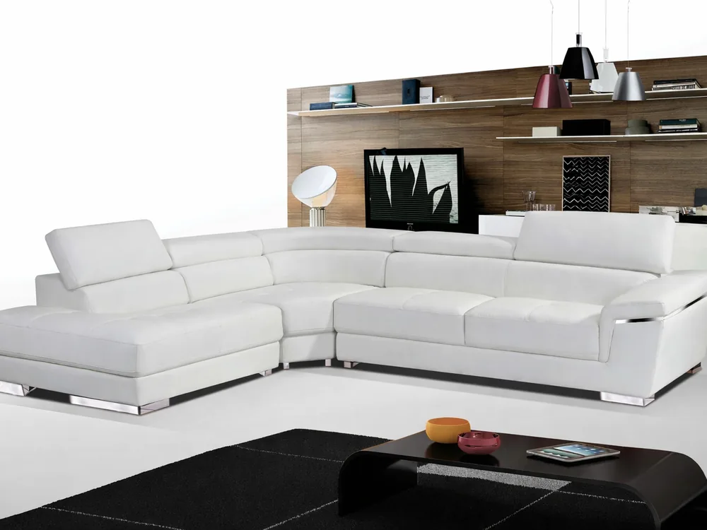 2383 Leather Sectional