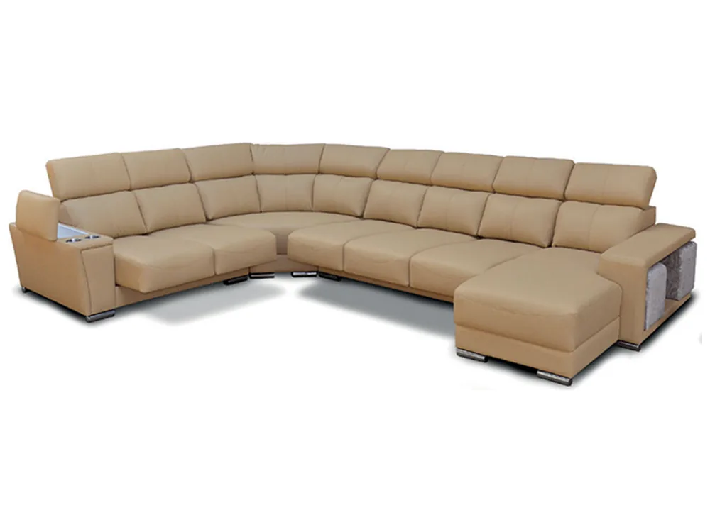 8312 Sectional with Sliding Seats